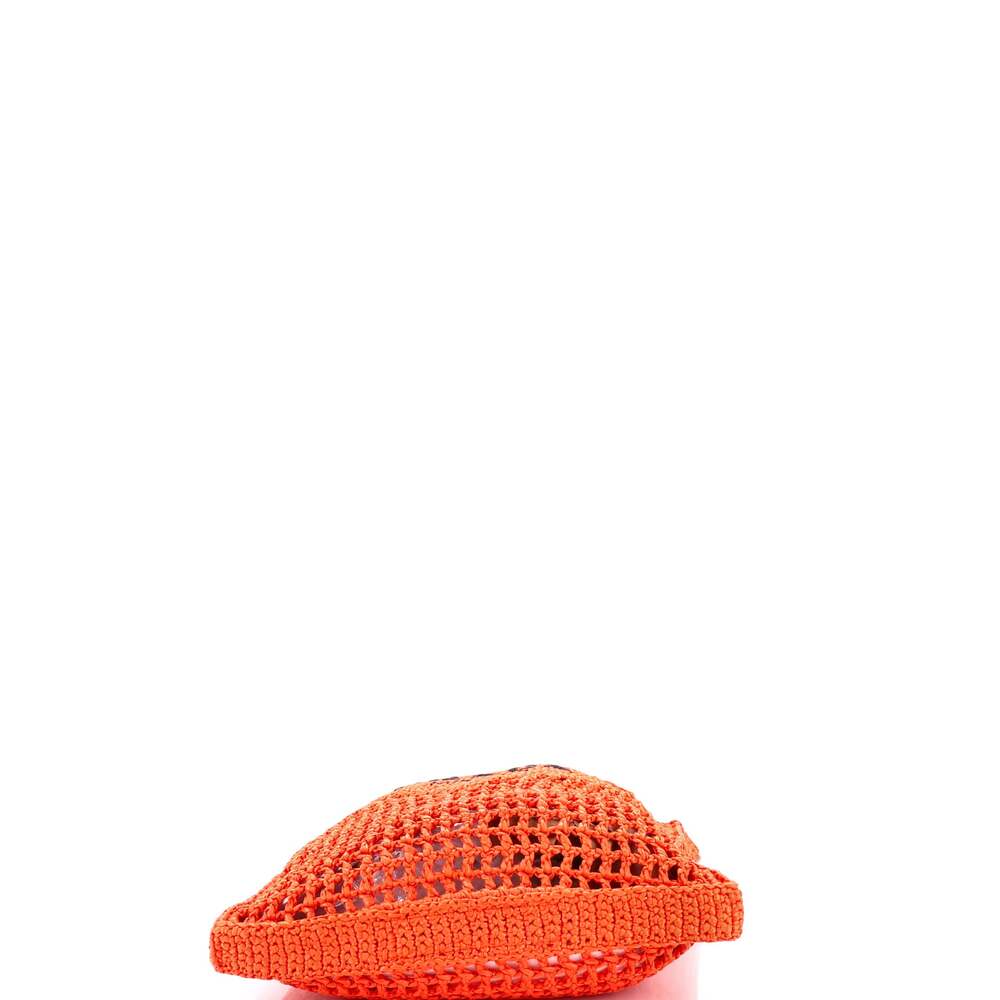 Prada Triangle Logo Open Tote Raffia #200429P16B - Picture 4 of 6